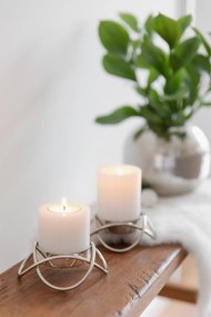 "Bastia" ezüst gyertyatartó, 2 db-os szett - EDZARD