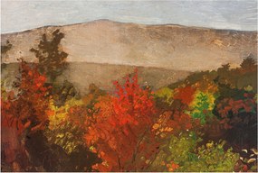 Fali fotótapéta előszoba konyhába Őszi panoráma 104x70 Ragasztó