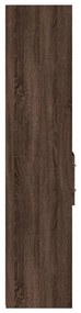 vidaXL barna tölgy színű szerelt fa magasszekrény 30 x 42,5 x 185 cm