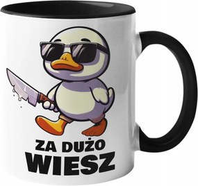 Bögre Túl Sokat Tudsz Vicces Ajándék Születésnapra Munkába 330ml+CSOMAG