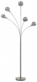 ezüst állólámpa 200 cm 5 db E14 típusú foglalattal