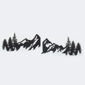 Mountains fém fali dekoráció, 17×69 cm