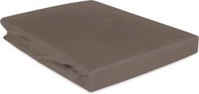 Pamut szatén lepedő gumis 160x200 Darymex szépia