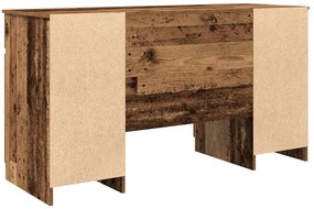 Íróasztal Régi Fa 140x49x76 cm Mérnöki Fa