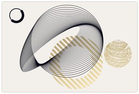 Kép - Geometriai formák N⁰3 (90x60 cm)