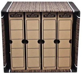 Irattartó Fellowes Bankers Box Woodgrain 2 db / csomag, kék