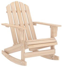 tömör fenyőfa kerti Adirondack hintaszék