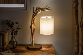Design asztali lámpa Arielle, 60 cm, uszadékfa