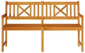 Kerti Pad 150x56x90 cm Tömör Akácfából