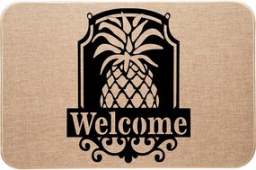Lábtörlő Vászon Bemeneti Ablaktörlő Ananász Welcome nyomtatással Helló