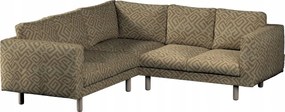 Norsborg 4 személyes sarokkanapé huzat Ikea mocca