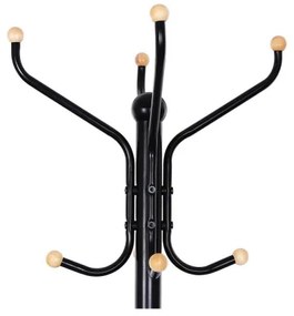 LINEA álló fogas, fekete