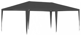 antracitszürke rendezvénysátor 4 x 6 m 90 g/m²