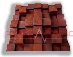 3D Akusztikai Diffúzor 70×70cm - 1db 70x70x10cm Egybecsomagolva, szállítással
