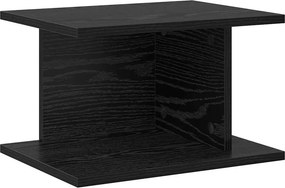 vidaXL Éjjeli asztal Fekete tölgy 40 x 30 x 25 cm Faanyag