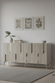 Nota 150 - White, Travertine, Silver
