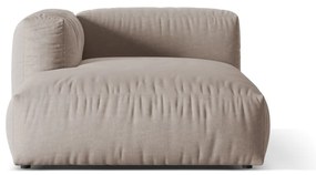 Bézs kanapé modul (bal oldali) Martina – Micadoni Home