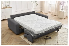 Sötétszürke kinyitható kanapé 215 cm Monaco – Bobochic Paris