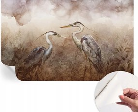 Fali fotótapéta Öntapadós a szobába Elegáns madarak 416x254 cm