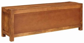 TV szekrény Barna 110 x 30 x 40 cm tömör mangófa