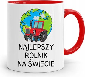 Gazdálkodóknak Piros Bögre A Világ Legjobb Gazdája fényképes nyomtatással