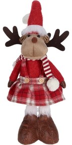 Becky karácsonyi álló rénszarvas, teleszkópos lábak, 46 cm