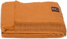 Pamut akril takaró 150x200 barna pléd ágytakaró