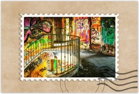 Poszterek 120x80 Graffitti Falfestmény