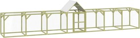 vidaXL impregnált tömör fenyőfa tyúkól 700 x 100 x 150 cm