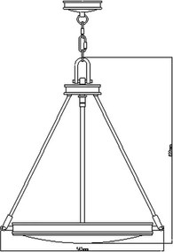 Hinkley Lighting COLLIER HK-COLLIER-P Függőlámpa 4x60W/E14