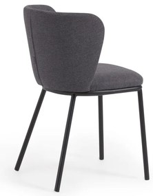 Sötétszürke étkezőszék Ciselia – Kave Home