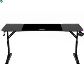 LUMEN RGB LED gamer asztal 140 × 60 cm