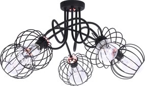 Mennyezeti Lámpa Függeszték Csillár Réz Loft Edison Modern 5 Forrás