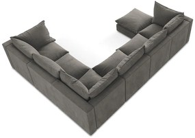 Sötétszürke sarokkanapé (jobb oldali-U alakú) Manao – Makamii