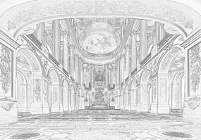 Fotótapéta templom belső fotótapéta 416 x 254