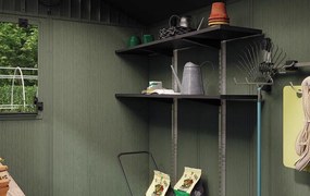 Kerti ház Keter Potting Shed 2 az 1-ben zöld, padlóval