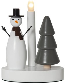 Fekete-fehér fénydekoráció karácsonyi mintával Christmas Joy – Star Trading