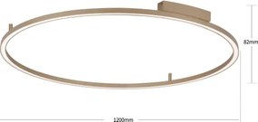 Brilagi - LED dimmelhető lámpatest PORTOFINO LED/85W/230V Ø 120 cm bézs + távirányító