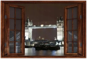 Poszterek 90x60 Megvilágított toronyhíd