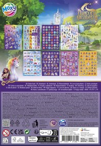 Unikornis Akadémia Magic csillámos matricás album 8 ív