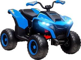 AIYAPLAY Elektromos Quad Gyermekeknek 12V Elektromos Gyerek Quad 2 Motorral, 3-6km/h Sebességgel, Felfüggesztéssel, LED Fénnyel, USB-val és Zenével 3-