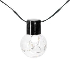 Aigostar - LED napelemes karácsonyi fényfüzér 20 LED, 8 funkció, 11,5 m, IP65, s