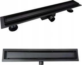 Lineáris lefolyó Sea-Horse 2in1 Black 70 cm