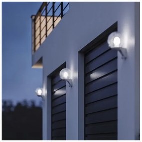 STEINEL 005917 - Kültéri fali lámpa érzékelővel L585S 1xE27/60W fehér IP44