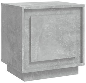 Betonszürke szerelt fa éjjeliszekrény 44 x 35 x 45 cm