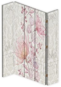Gario Paraván Barokk virágok Méret: 180 x 170 cm, Kivitelezés: Forgó paraván 360°