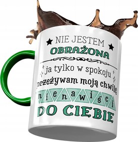 Bögre Zöld Vicces Nem Sértődtem Nyomtatott Fotóval