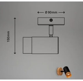 Briloner 2144015 - Fali spotlámpa SPOT 1xGU10/9W/230V