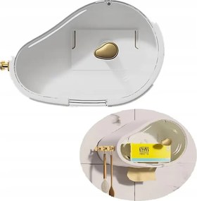 Fali Wc-papír Tartó, Fehér, Fúrás Nélkül