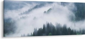Kép - Fák a ködben (120x50 cm)